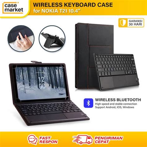 Jual Nokia T21 2022 10.4 inch Wireless Keyboard Case Trackpad Android ...