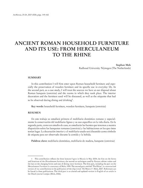 Dialnet-Ancient Roman Household Furniture And Its Use-3680107 - ANCIENT ...