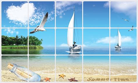 JAAMSO ROYALS Multicolor Nature Design Vinyl Oil Proof UV Protection ...