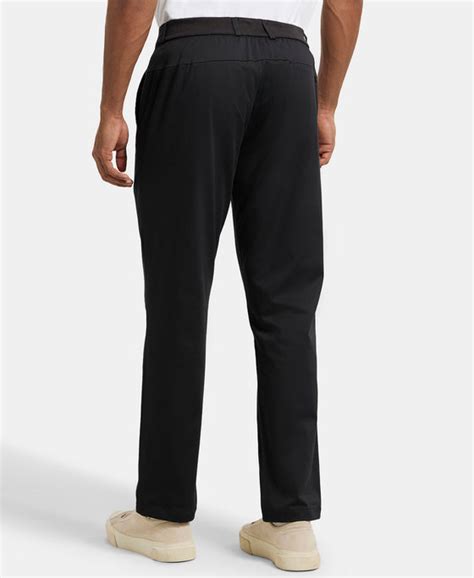 Buy Super Combed Cotton Rich Elastane Stretch Woven Fabric Slim Fit All ...