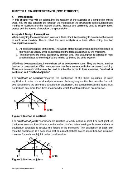 Image result for Pin-Jointed Frames Worked Examples