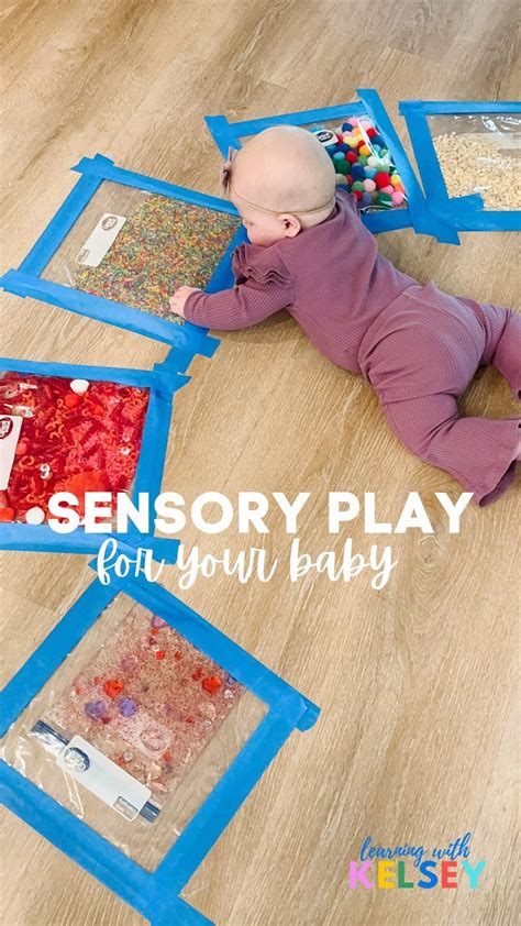 Kelsey Cook on Instagram: "Sensory play is beneficial even early with ...