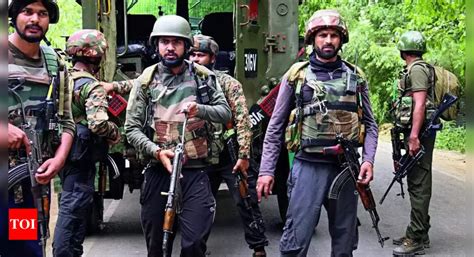 4 terrorists, 2 soldiers killed in J&K twin operations | Jammu News ...