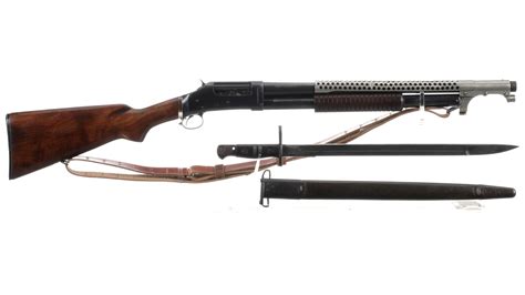Winchester Model 1897 Trench Style Shotgun with Bayonet | Rock Island ...