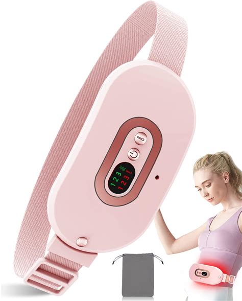 Electric Heating Pad for Cramps-Cordless Menstrual Heating Pad for Period Cramp Relief, USB ...
