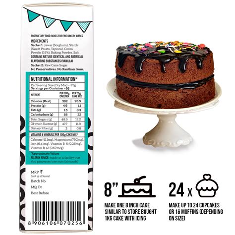Chocolate Gluten Free Big Box 8" Cake Mix – serapheena