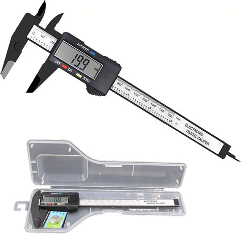 Simhevn Electronic Digital Calipers, inch and Millimeter Conversion,LCD ...
