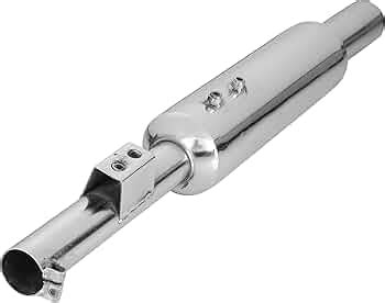 WORDZ Short Bottle Empty Chrome Mini Punjab Exhaust silencer for Bike ...