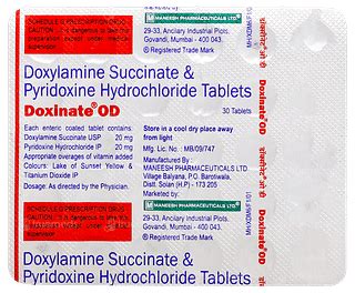 Doxinate Od 20/20 MG | Order Doxinate Od 20/20 MG Tablet Online at Truemeds