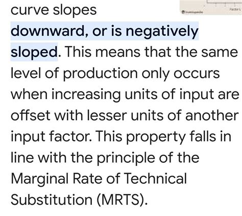The slope of an isoquant line is - Brainly.in