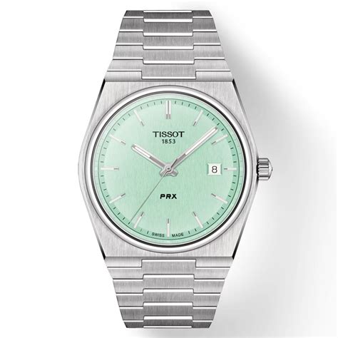Tissot T-Classic PRX Green Dial Men 40mm T1374101109101