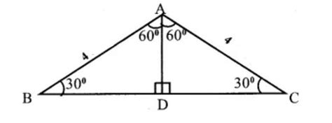 in th triangle shown, what is the perpendicular distance from the top ...