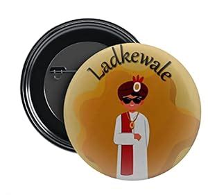 Nio Prints Ladkewale|Ladkiwale |Groom Squad|Bride Squad| Wedding Badges ...