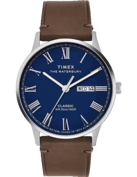 Timex Men Round Dial & Leather Straps Analogue Chronograph Watch TWEG2 ...