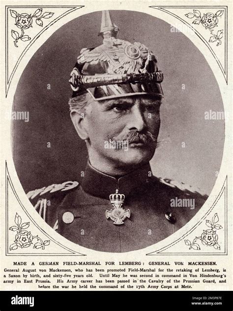 August von Mackensen (1849 - 1945), soldato tedesco e Field Marshal per ...