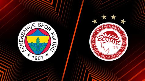 Watch UEFA Europa League Fenerbahçe vs. Olympiacos - Paramount+