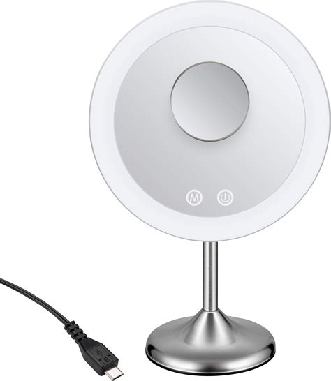 Amazon.com : Conair Lighted Makeup Mirror, LED Vanity Mirror, 1X/7X ...