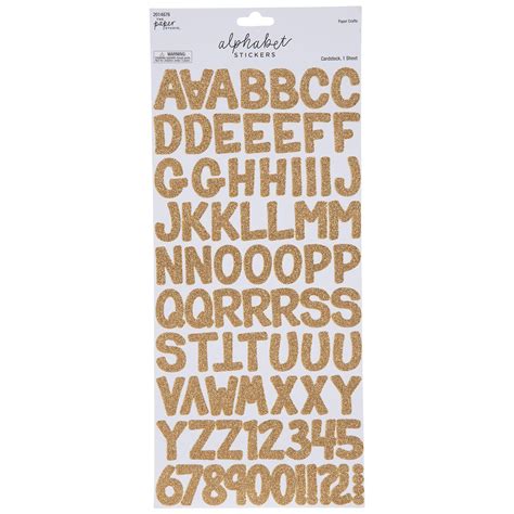 Glitter Alphabet Stickers | Hobby Lobby | 2014876