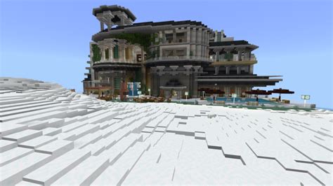 Image result for Cliffside Mansion Minecraft Tutorial