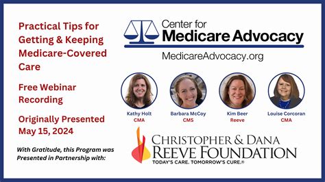 Practical Tips for Getting and Keeping Medicare-Covered Care – Webinar ...