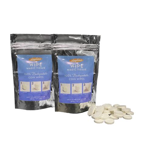Sippline Compressed Tissue Pack of 45 X 2 ( 90 tissues), Magic Towel ...