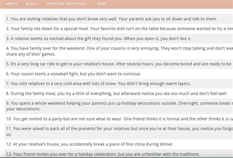 100 Problem Solving Scenarios - Global Speech Therapy