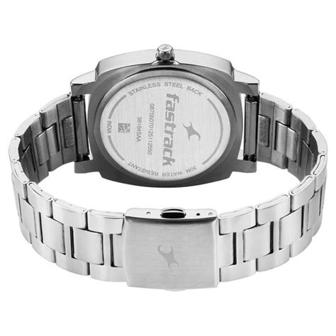 Buy Online Fastrack Stunners X Quartz Analog Grey Dial Stainless Steel ...