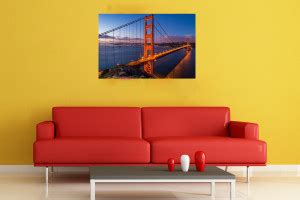Wall Sticker | Golden Gate Bridge | Poster For Wall | Decorative Poster ...