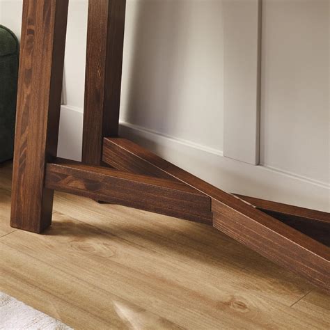 Walker Edison Colt Modern Farmhouse Solid Wood Entry Table, 40 Inch ...