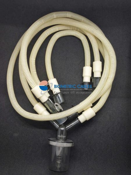 Reusable Hytrel Pediatric Single Water Trap Ventilator Circuit with Ex