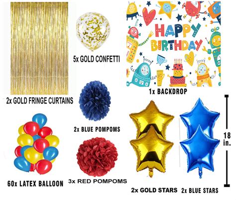 Buy Robot Party Decoration | Party Supplies | Thememyparty – Theme My Party