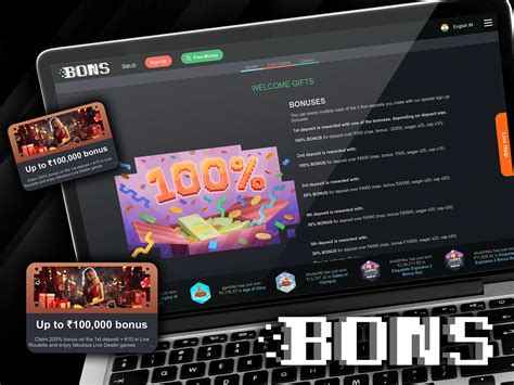 Bons Casino and Sports Betting Website in India