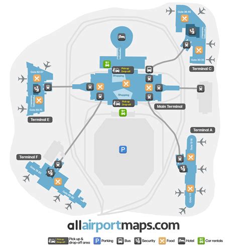 TPA Airport Map - Tampa International Airport Terminal Maps ...