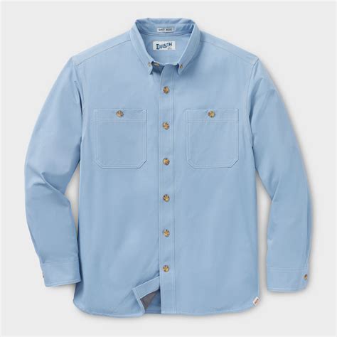 Men’s Duluth Untucked Bush Pilot Chambray LS Shirt | Duluth Trading Company