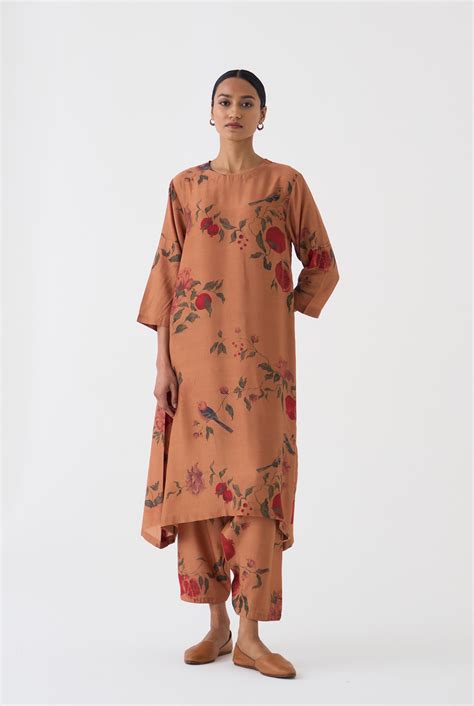 Bloome Old Rose Kurta Set – DOT