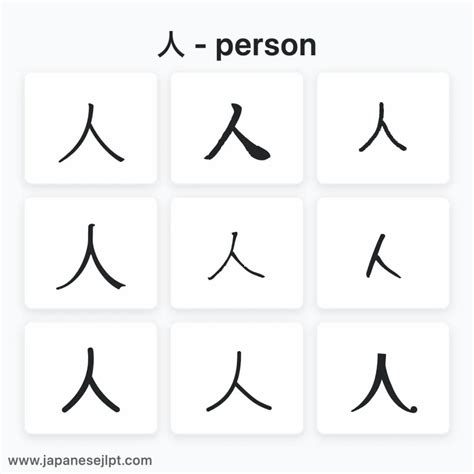 Kanji 人 (person) — Meanings, Readings & Stroke Order