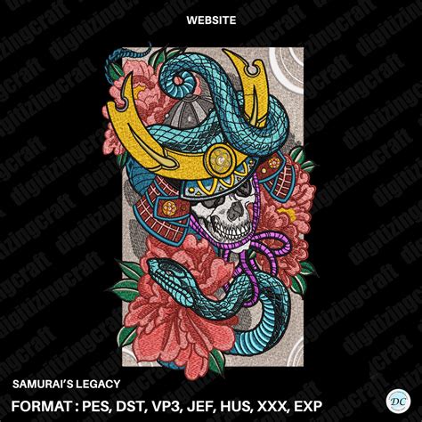Samurais Legacy Embroidery design file – Digitizing Craft