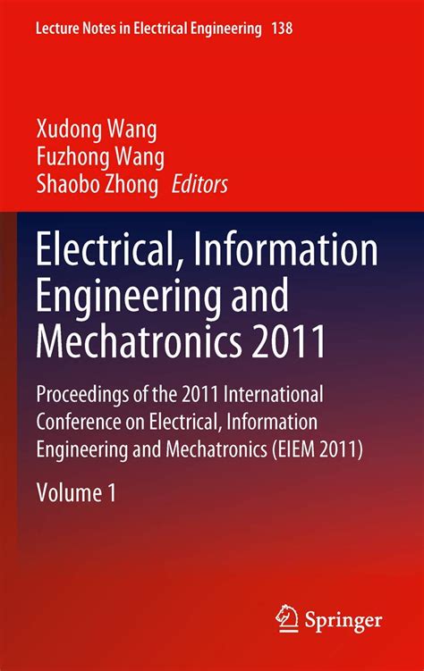 Electrical, Information Engineering and Mechatronics 2011: Proceedings ...