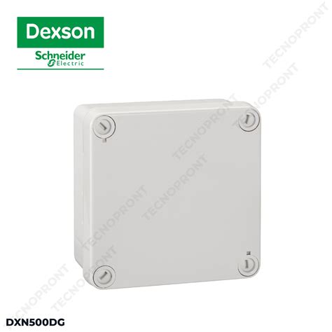 CAJA PLASTICA DE PASO DEXSON (10x10x5) – COLOR GRIS – TECNOPRONT