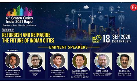 Exhibition India Group, Smart Cities Expo, Smart City, Webinar, Virtual ...