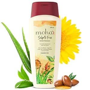 Buy Moha Sulfate-Free Herbal Shampoo with Green Tea & Quinoa Protein ...