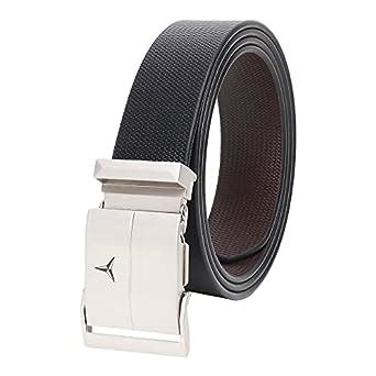 Buy Sunshopping Men’s Formal Genuine Leather Auto-lock Adjustable Belt ...