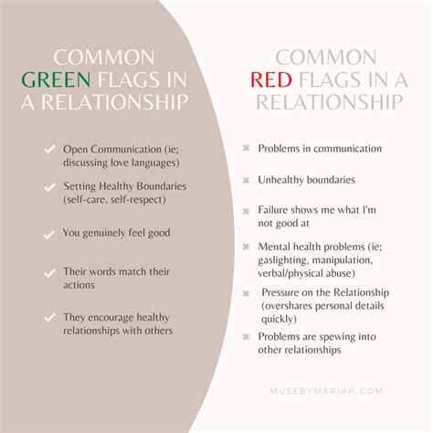 Recognizing relationship red green flags – Artofit