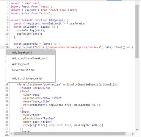 Debugging JavaScript 的图像结果