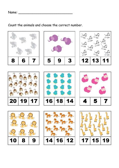 Image result for Counting Objects to 20 Using Ten Frame