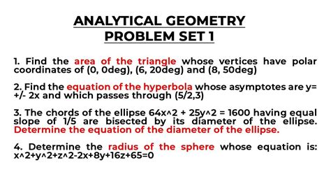Analytical Geometry Practice Problems 的图像结果