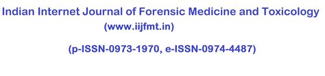 I Internet J Forensic Med Toxicol