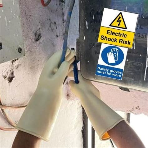 STYLERA 33KV Electric Hand Gloves Shock Proof Safety Gloves Pack of 1 ...
