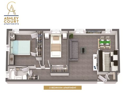 Floor Plan – Ashley Court Apartments