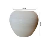 Hug A Plant |Kiwi Round Plastic Pot for Home & Garden (22CM|9INCH,Pack